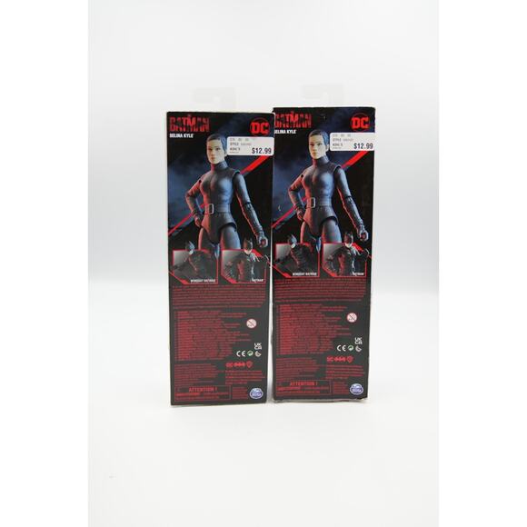 LOT OF 2 Selina LOT OF 2 Selina Kyle DC THE BATMAN 12” action figure, SEALED - Picture 2 of 2